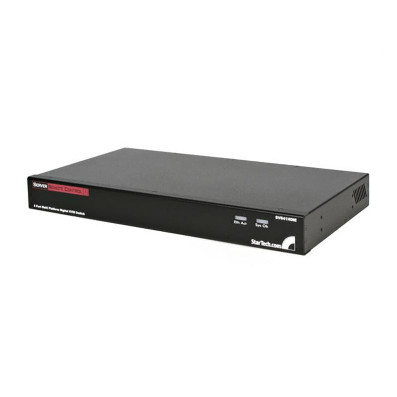 StarTech.com Switch KVM Digital IP USB PS/2 a 8 porte montabile su rack