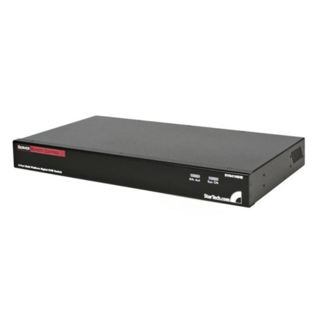 StarTech.com Switch KVM Digital IP USB PS 2 a 8 porte montabile su rack