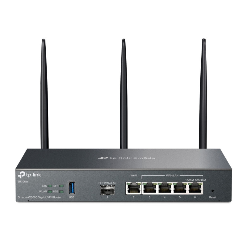 TP-Link Omada ER706W router wireless Gigabit Ethernet Dual-band (2.4 GHz/5 GHz) Nero