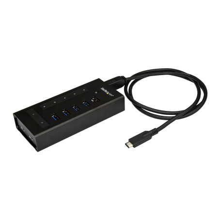 StarTech.com Hub USB C a 7 porte - USB Type-C a 2x USB-C 5x USB-A - Hub USB 3.0 in metallo industriale - SuperSpeed USB 3.2 Gen