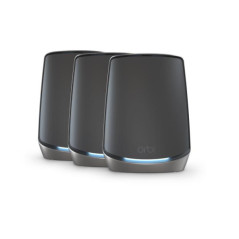 NETGEAR Orbi 860 AX6000 WiFi System black edition Banda tripla (2.4 GHz 5 GHz 5 GHz) Wi-Fi 6 (802.11ax) Nero 4 Interno