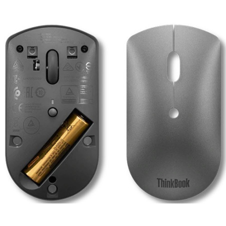 Lenovo ThinkBook mouse Ufficio Ambidestro Bluetooth Ottico 2400 DPI