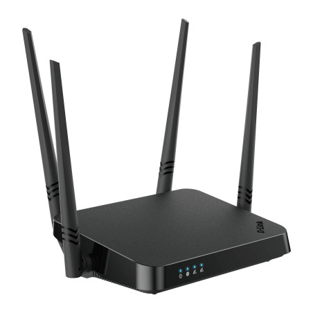 D-Link AC1200 router wireless Gigabit Ethernet Dual-band (2.4 GHz/5 GHz) Nero