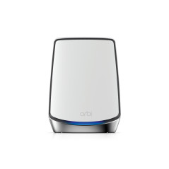 NETGEAR Orbi RBS850 AX6000 WiFi 6 Mesh Sattelite Banda tripla (2.4 GHz 5 GHz 5 GHz) Wi-Fi 6 (802.11ax) Grigio, Bianco 4 Interno