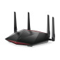 NETGEAR Nighthawk XR1000 WiFi 6 Gaming Router router wireless Gigabit Ethernet Dual-band (2.4 GHz/5 GHz) Nero