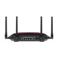 NETGEAR Nighthawk XR1000 WiFi 6 Gaming Router router wireless Gigabit Ethernet Dual-band (2.4 GHz/5 GHz) Nero