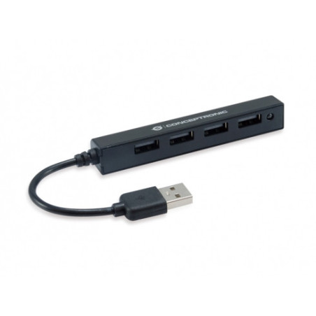 Conceptronic HUBBIES05B hub di interfaccia USB 2.0 480 Mbit s Nero