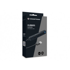 Conceptronic HUBBIES05B hub di interfaccia USB 2.0 480 Mbit s Nero