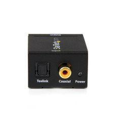 StarTech.com Convertitore audio da coassiale digitale SPDIF o ottico Toslink a RCA stereo