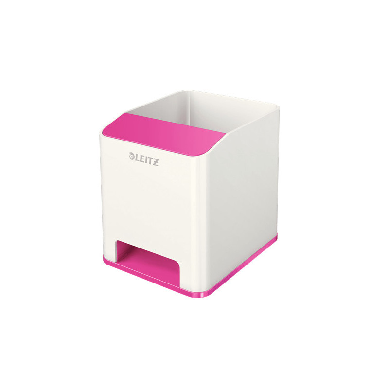 Leitz 53631023 portapenne Polistirolo Rosa, Bianco