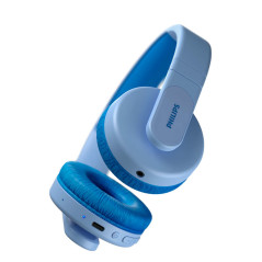 Philips TAK4206BL 00 cuffia e auricolare Con cavo e senza cavo A Padiglione Musica e Chiamate USB tipo-C Bluetooth Blu