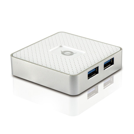 Conceptronic HUBBIES03W USB 3.2 Gen 1 (3.1 Gen 1) Type-A 5000 Mbit s Bianco