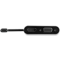 StarTech.com Adattatore USB-C a VGA + HDMI 2 in 1 - 4K 30Hz - Grigio Siderale