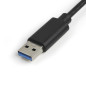 StarTech.com Convertitore da USB 3.0 a fibra ottica - Adattatore compatto da USB a SFP aperto - Adattatore di rete da USB a