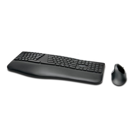 Kensington Pro Fit Ergo tastiera Mouse incluso Universale RF senza fili + Bluetooth QWERTY Inglese UK Nero