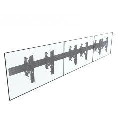 Equip 650355 Supporto per display espositivi 165,1 cm (65") Nero