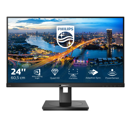 Philips B Line 245B1/00 LED display 60,5 cm (23.8") 2560 x 1440 Pixel Quad HD Nero