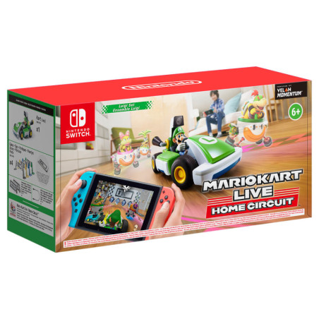 Nintendo Mario Kart Live: Home Circuit Luigi Set modellino radiocomandato (RC) Auto Motore elettrico