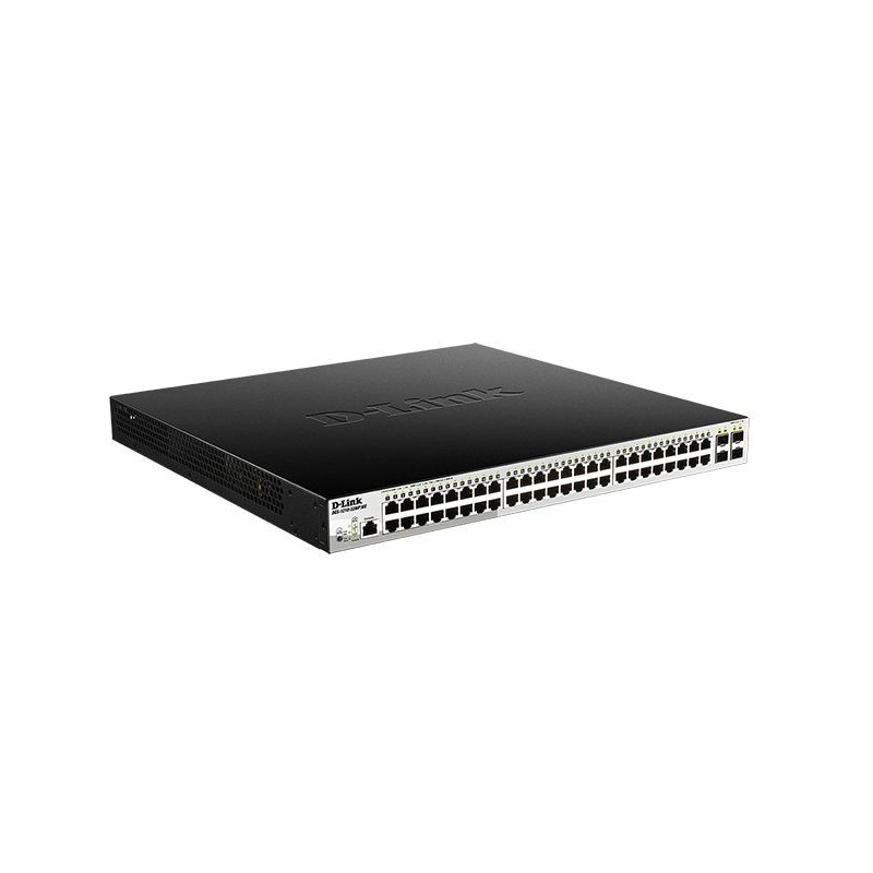 D-Link DGS-1210-52MP/ME/E switch di rete Gestito L2+ Gigabit Ethernet (10/100/1000) 1U Nero, Grigio