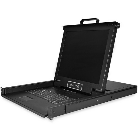 StarTech.com RKCONS1708K console a rack 43,2 cm (17") 1280 x 1024 Pixel Acciaio Nero 1U