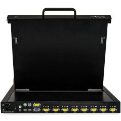 StarTech.com RKCONS1708K console a rack 43,2 cm (17") 1280 x 1024 Pixel Acciaio Nero 1U