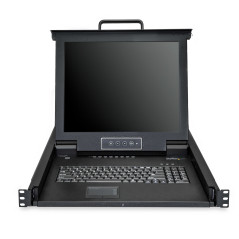 StarTech.com RKCONS1708K console a rack 43,2 cm (17") 1280 x 1024 Pixel Acciaio Nero 1U