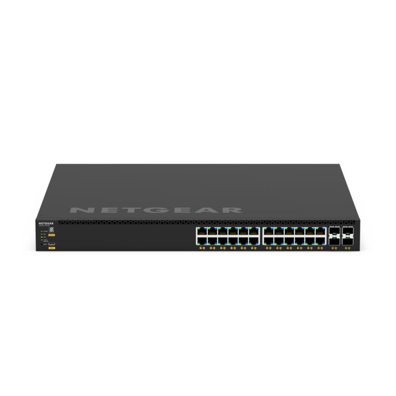 NETGEAR GSM4328-100AJS Gestito L3 Gigabit Ethernet (10/100/1000) Supporto Power over Ethernet (PoE) 1U Nero