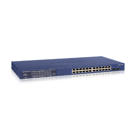 NETGEAR GS724TPP Gestito L2 L3 L4 Gigabit Ethernet (10 100 1000) Supporto Power over Ethernet (PoE) Blu