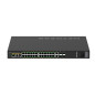 NETGEAR M4250-26G4XF-PoE+ Gestito L2/L3 Gigabit Ethernet (10/100/1000) Supporto Power over Ethernet (PoE) 1U Nero