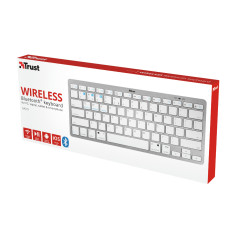 Trust Nado Bluetooth Wireless tastiera Ufficio QWERTY Italiano Bianco