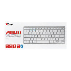 Trust Nado Bluetooth Wireless tastiera Ufficio QWERTY Italiano Bianco