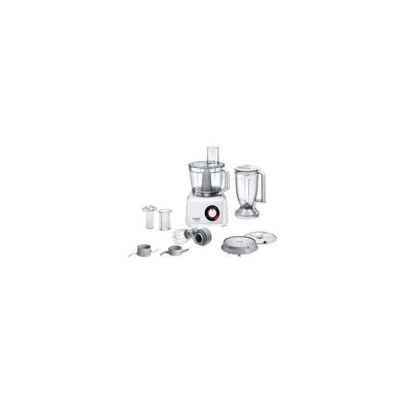 Bosch MC812W501 Food processor MultiTalent 8 1000 W Bianco