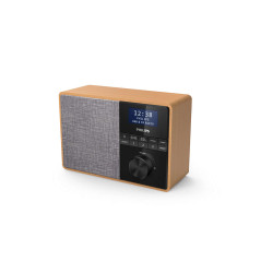 Philips TAR5505 10 radio Portatile Digitale Nero, Grigio, Legno