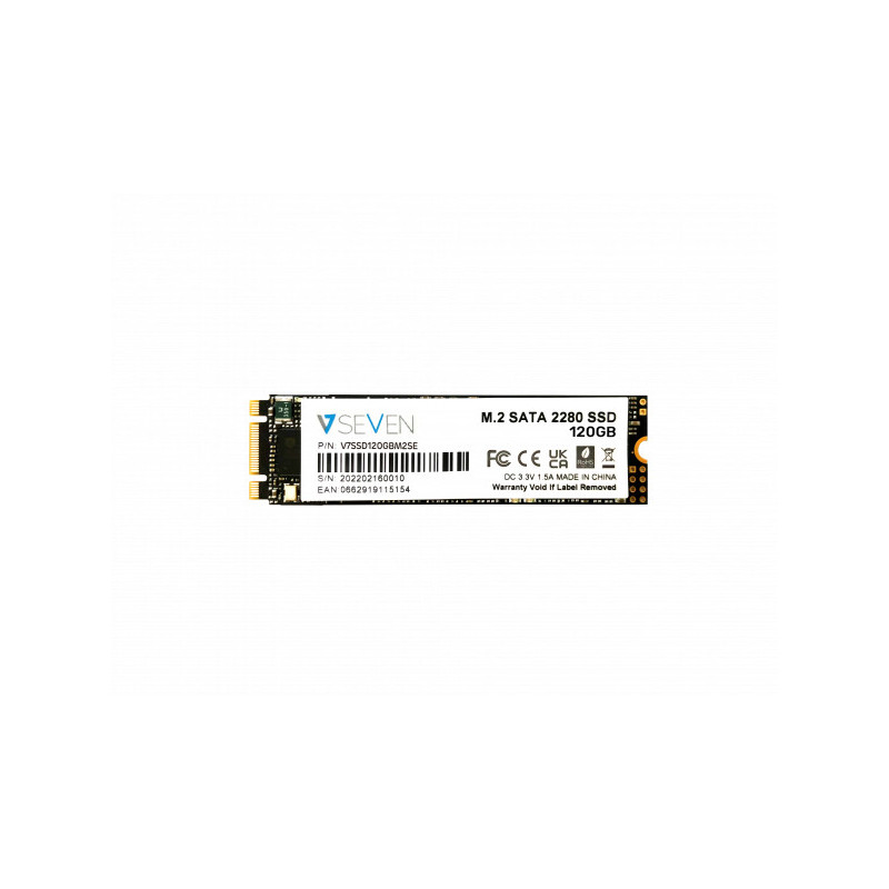 V7 V7SSD120GBM2SE drives allo stato solido 120 GB M.2 Serial ATA III 3D TLC