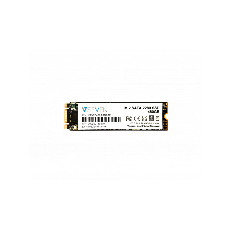 V7 V7SSD480GBM2SE drives allo stato solido 480 GB M.2 Serial ATA III 3D TLC