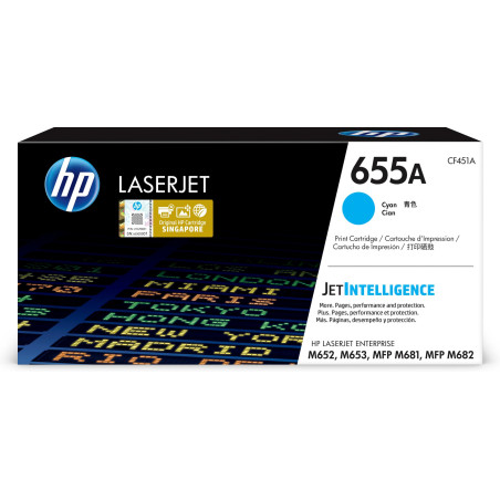 HP Cartuccia toner ciano originale LaserJet 655A