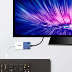 ATEN Adattatore da DisplayPort a VGA