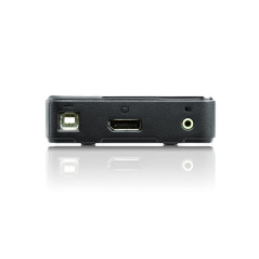 ATEN Switch KVM USB DisplayPort audio a 2 porte (supporto 4K e cavi inclusi)