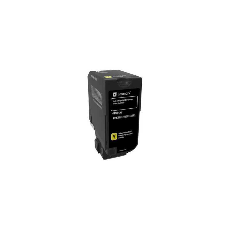 Lexmark 74C2HYE cartuccia toner 1 pz Originale Giallo