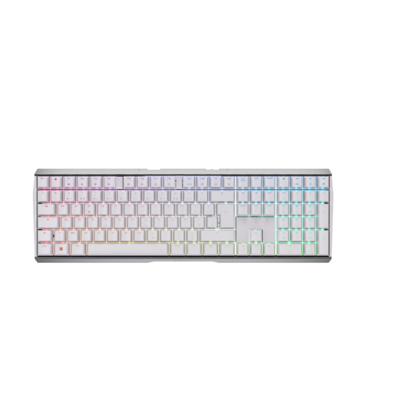 CHERRY MX 3.0S Wireless RGB tastiera Gaming RF senza fili + Bluetooth AZERTY Francese Bianco