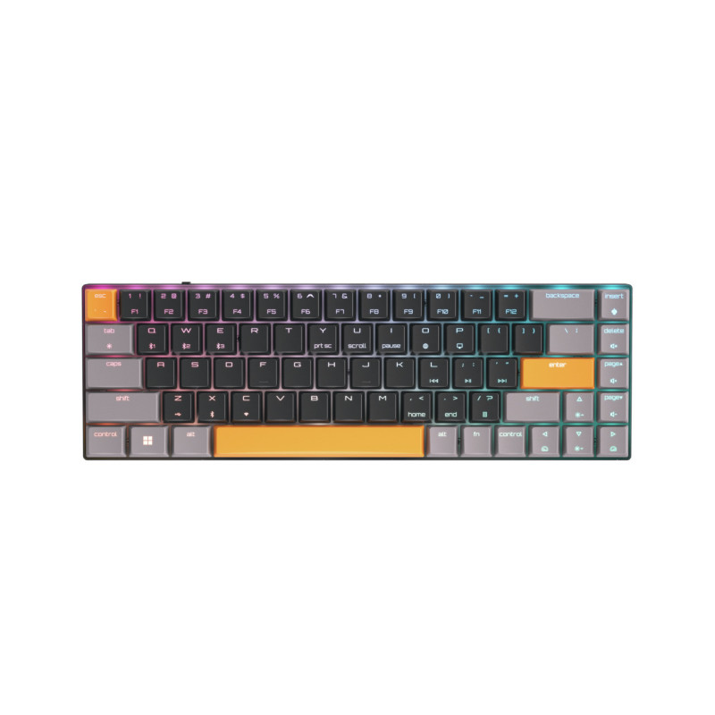 CHERRY MX-LP 2.1 Compact Wireless tastiera Gaming RF senza fili + Bluetooth QWERTY Inglese US Nero