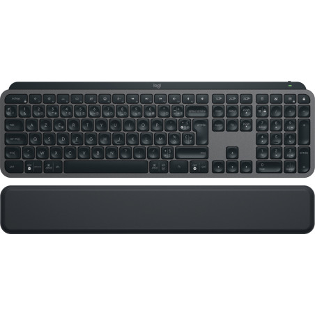 Logitech MX Keys S tastiera Ufficio RF senza fili + Bluetooth AZERTY Francese Grafite