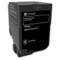 Lexmark 74C20K0 cartuccia toner 1 pz Originale Nero