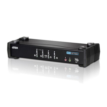 ATEN Switch KVMP™ USB DVI audio a 4 porte