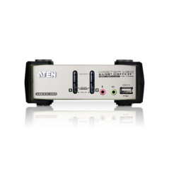 ATEN Switch KVMP™ VGA audio PS 2-USB a 2 porte con OSD