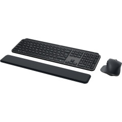 Logitech MX Keys S Combo tastiera Mouse incluso Ufficio RF senza fili + Bluetooth QWERTZ Svizzere Grafite