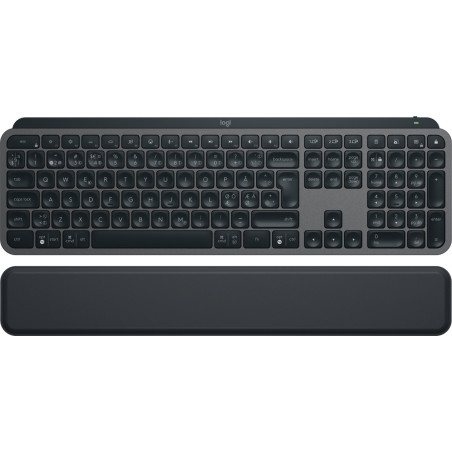 Logitech MX Keys S tastiera Ufficio RF senza fili + Bluetooth QWERTY Danese, Finlandese, Norvegese, Svedese Grafite