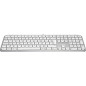 Logitech MX Keys S tastiera Universale RF senza fili + Bluetooth QWERTY US International Alluminio, Bianco