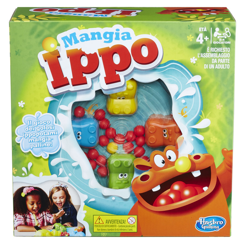 Hasbro Gaming Mangia Ippo (gioco in scatola, Gaming)