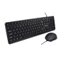 V7 CKU350UK Combo tastiera e mouse USB - Layout del Regno Unito